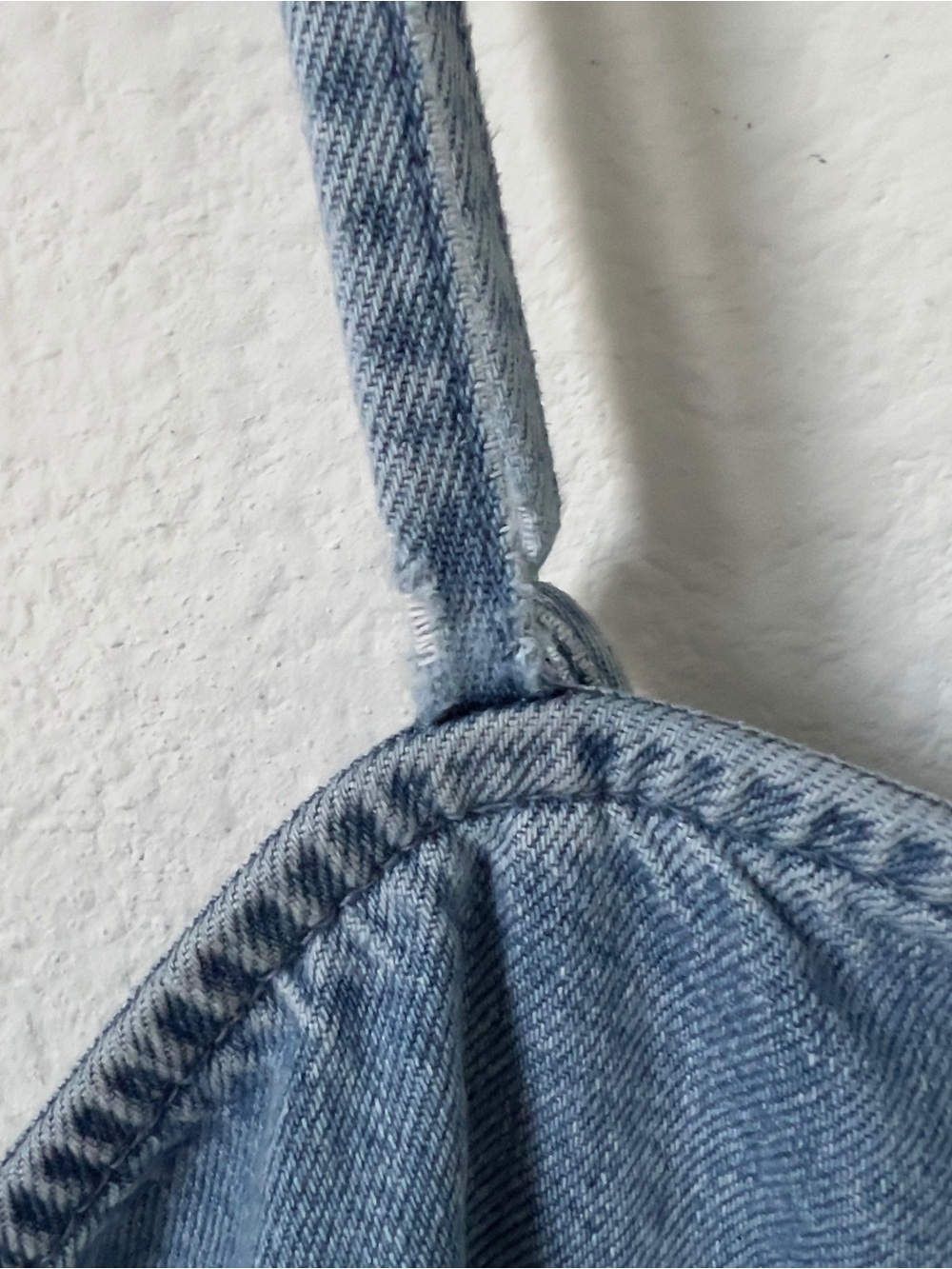 Anthropologie Damson Madder Lana Drop-Waist Mini Dress in Blue Denim - Picture 7 of 10